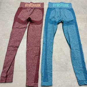 2 Pair for $25 / Never Worn Gym Shark Leggings